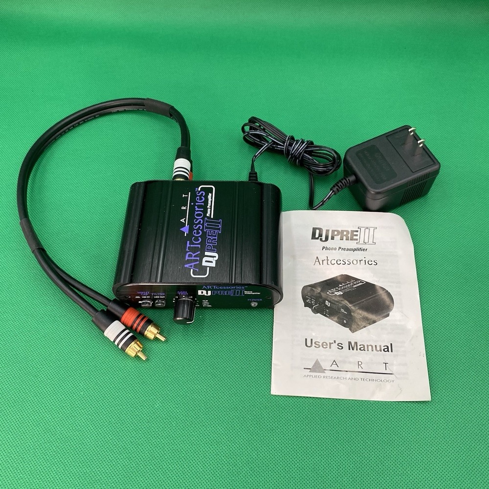 ART DJPRE II Phono Preamplifier RCA Type Input and Output Switchable Low Cut